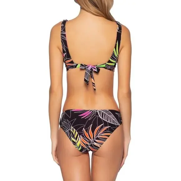 Becca NWT Miami Bralette Bikini Top Black Size S - Picture 6 of 7